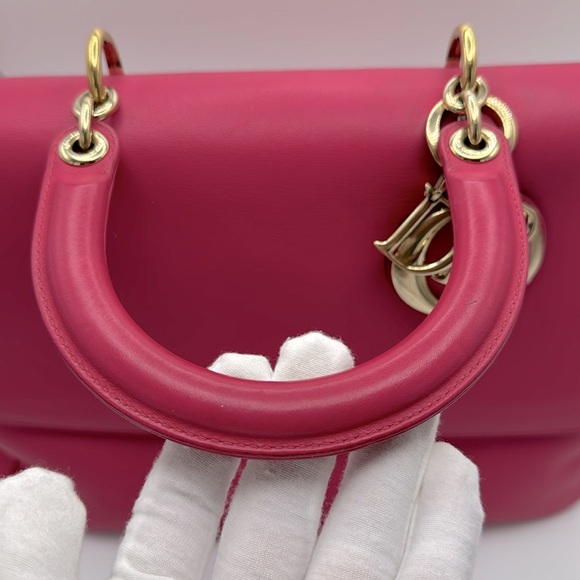 CHRISTIAN DIOR Leather Medium Be Dior Bag - Picture 8 of 16